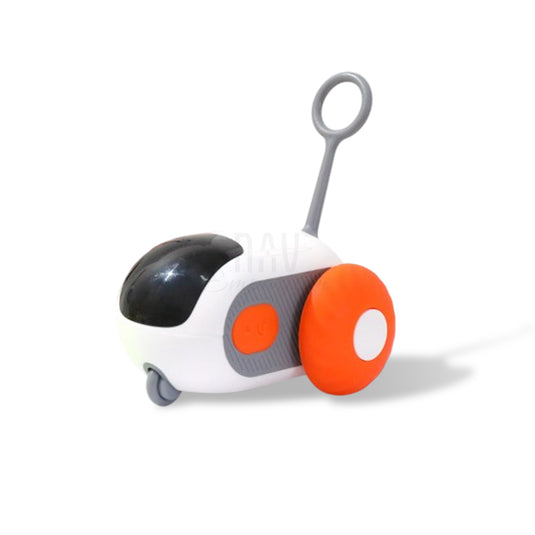 Interactive cat toy in action