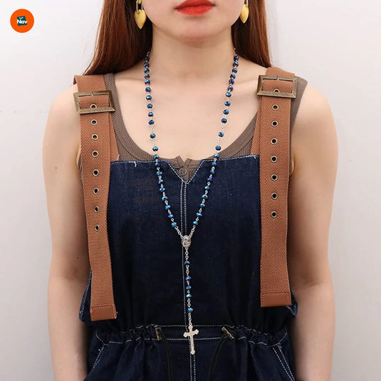Handmade rosary beads jewelry