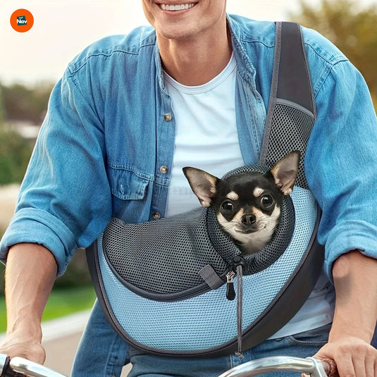 Breathable pet sling bag