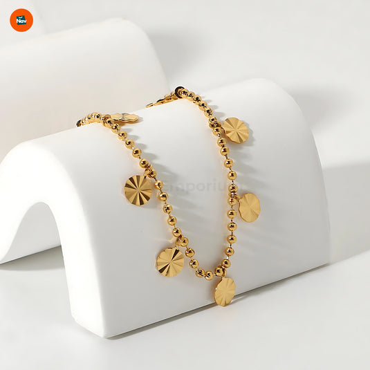 Hypoallergenic women's ankle bracelet