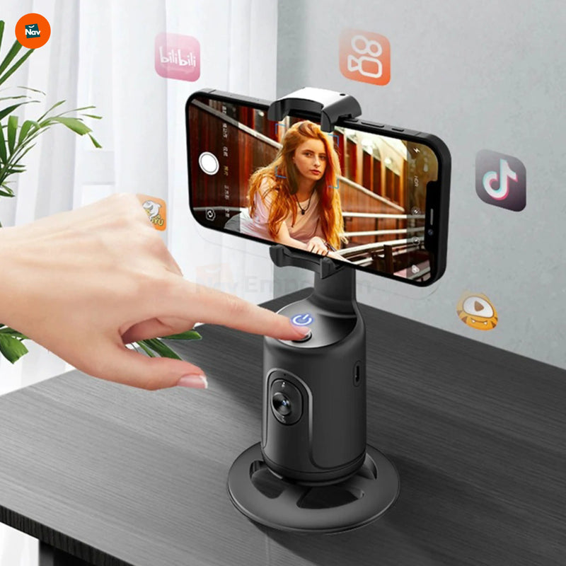 AI face tracking tripod mount