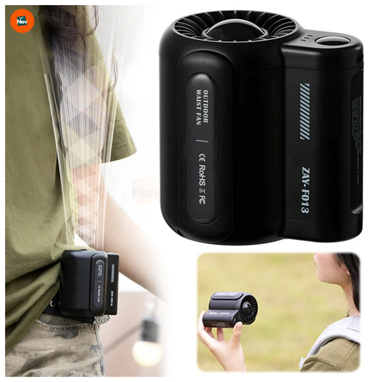 Hands-free cooling fan