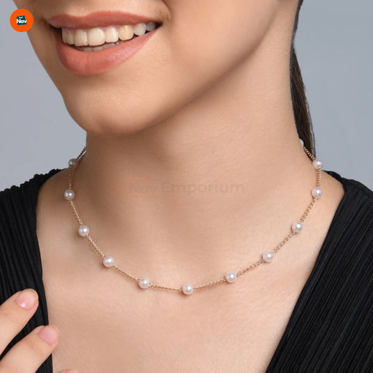 Freshwater pearl choker UK