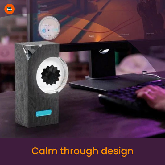 magnetic liquid desk toy display