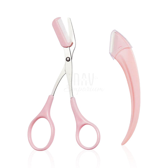 Precision eyebrow grooming kit