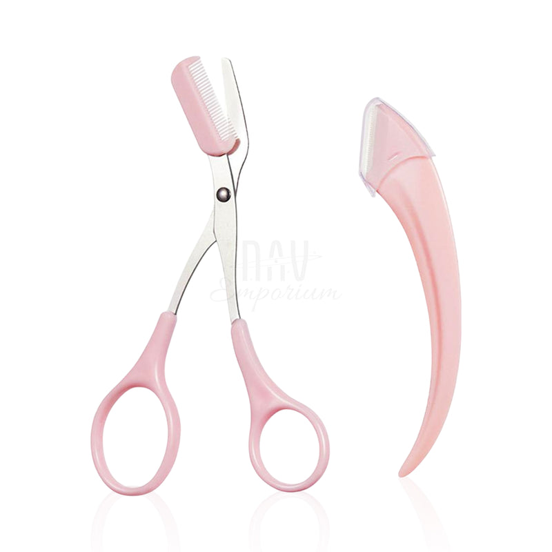 Precision eyebrow grooming kit