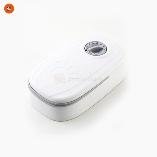 Automatic 2-meal pet feeder