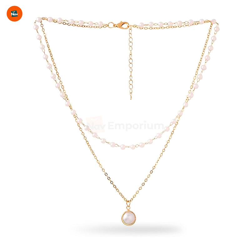 Sterling silver pearl necklace