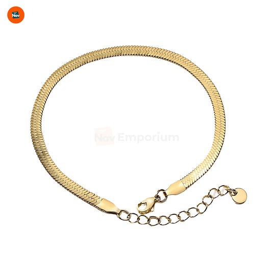 14k gold layered anklets
