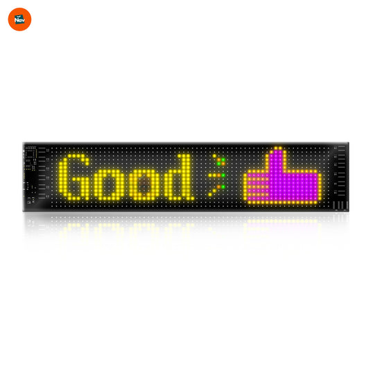 Flexible car LED display