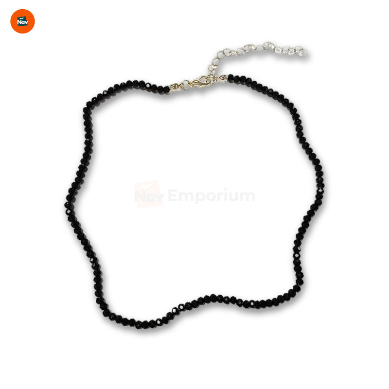 Black Tourmaline Choker Necklace
