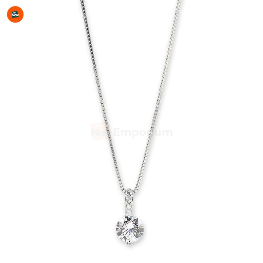 D Color Moissanite Pendant