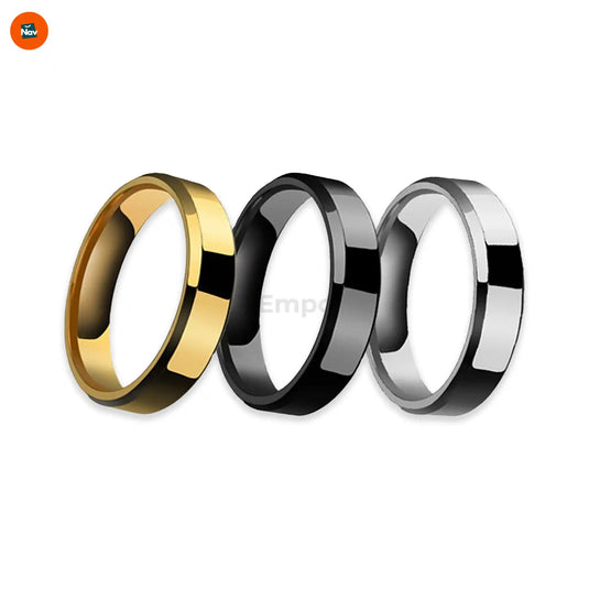 Black tungsten wedding ring