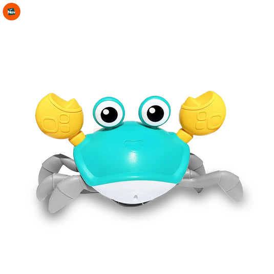 Musical crawling crab baby toy