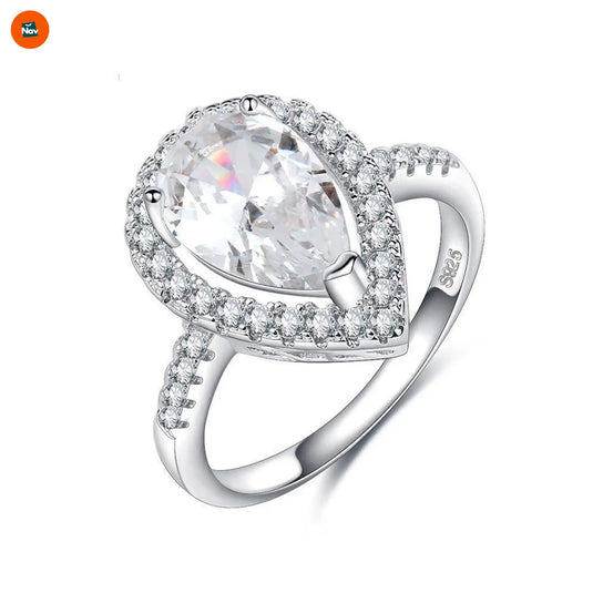 Gold-plated fire opal ring