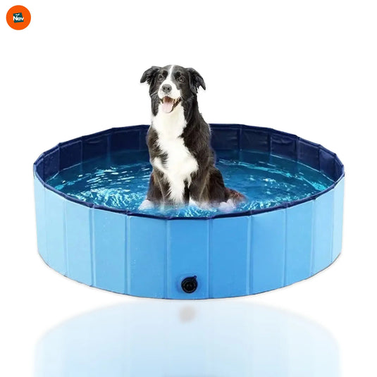 Foldable Dog Pool Blue