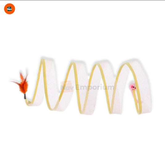 Interactive cat tunnel toy