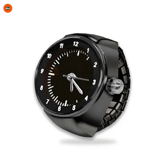 Women’s Quartz Ring Watch Close-Up