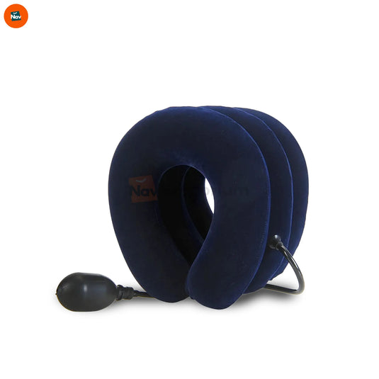 neck traction device on white background