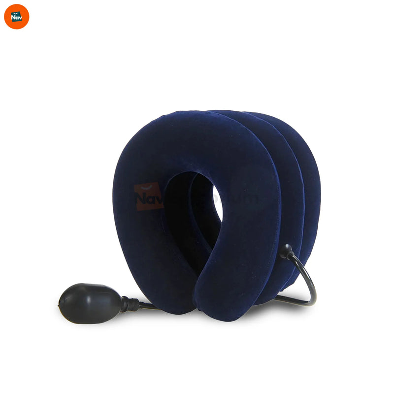 neck traction device on white background