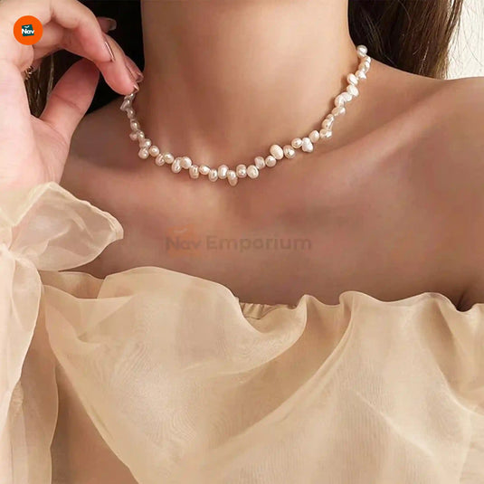 Elegant sterling silver necklace