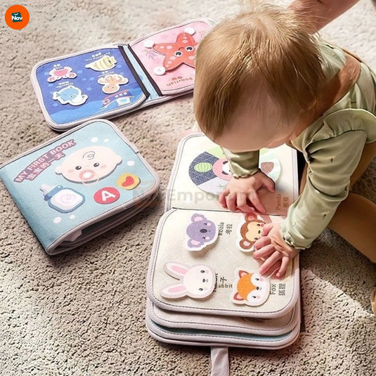 Soft baby cloth book pages