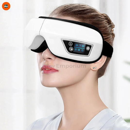 displays adjustable eye massager band