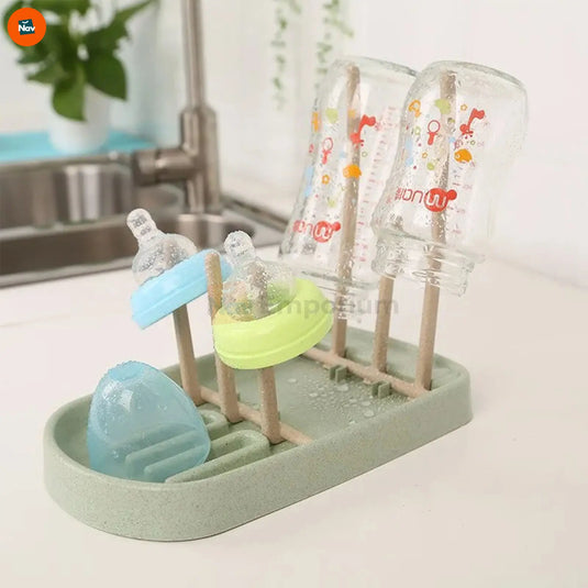 Compact space-saving bottle rack