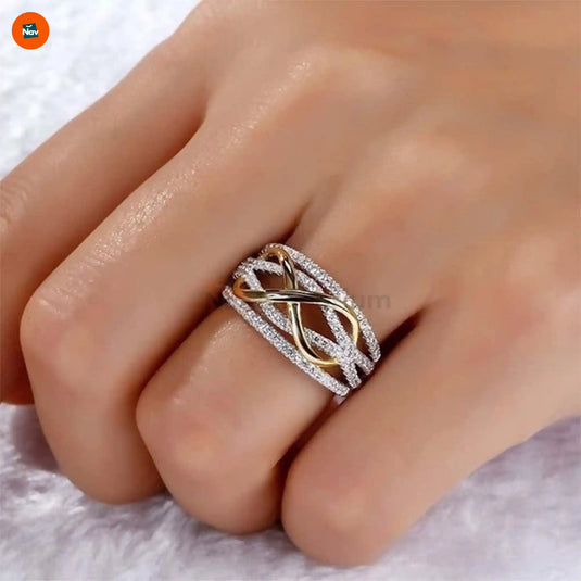 Sterling silver infinity band