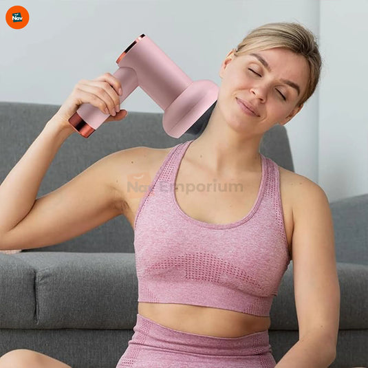 FlexPulse lifestyle shot active portable massage gun