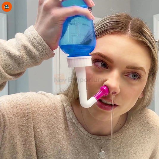 Nasal wash saline packet included