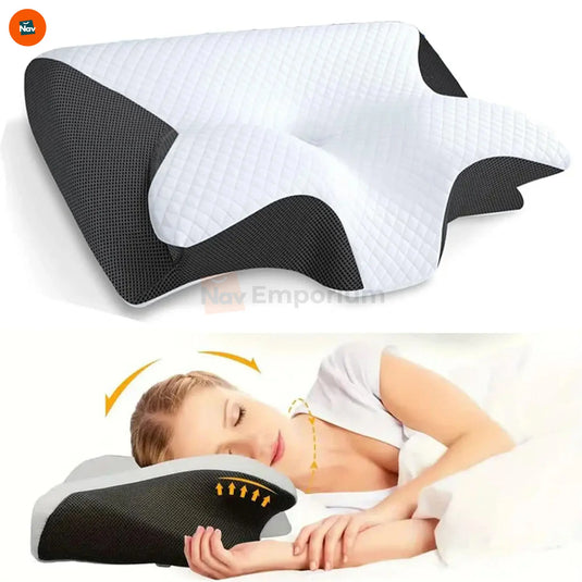 Memory foam cervical pillow