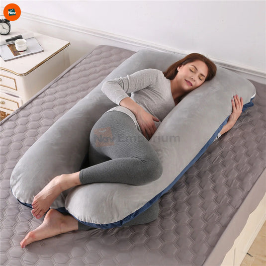 Breathable cotton pregnancy pillow