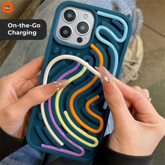 Fidget Silicone iPhone Case
