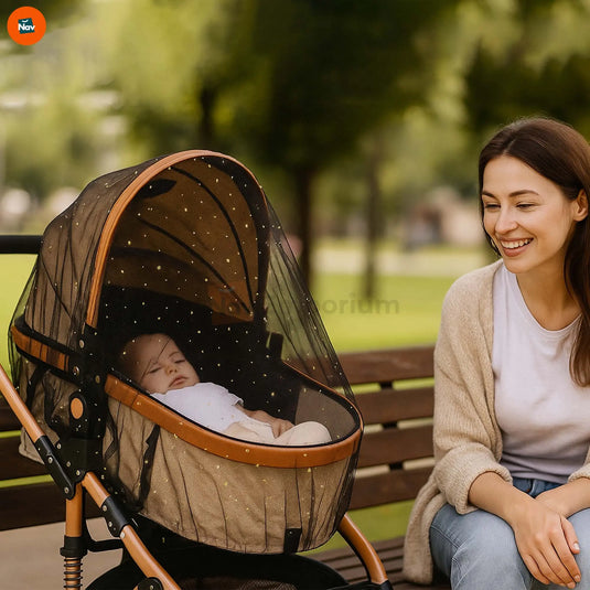 Breathable baby net for stroller