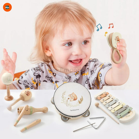 Non-toxic wooden xylophone for kids
