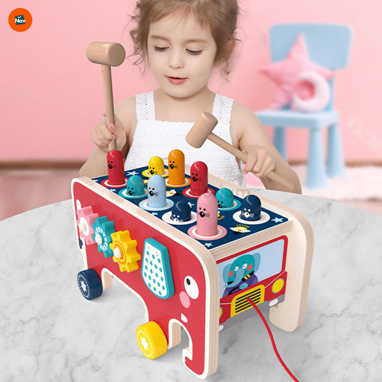 Child Engaging with Educational Toy