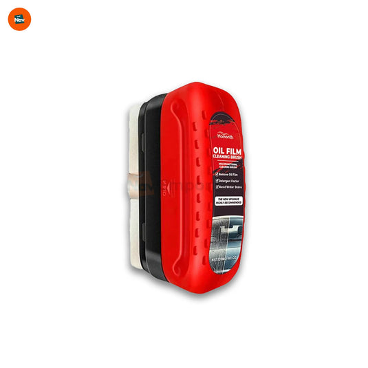 Featured image showing windshield oil film remover in use