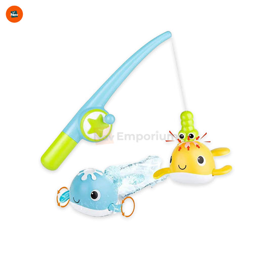Magnetic fishing bath toy