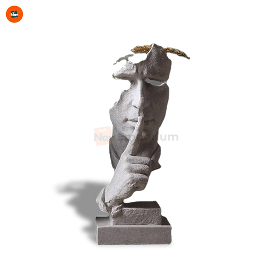 Golden Silence Abstract Sculpture