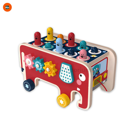 Wooden Sensory Hamster Toy for Kids