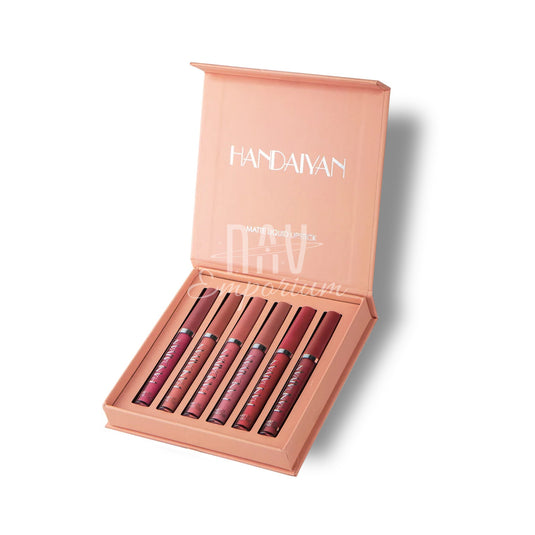 Long-lasting matte lipstick set