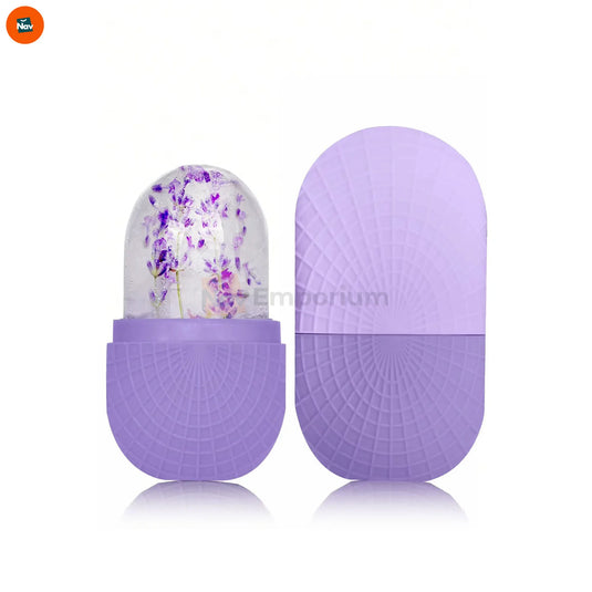 Facial ice roller for puffiness