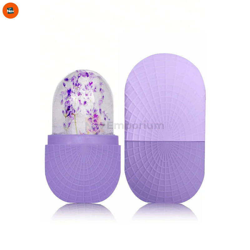 Facial ice roller for puffiness
