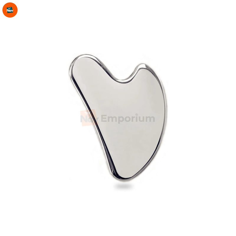 Featured image showing stainless steel gua sha plate