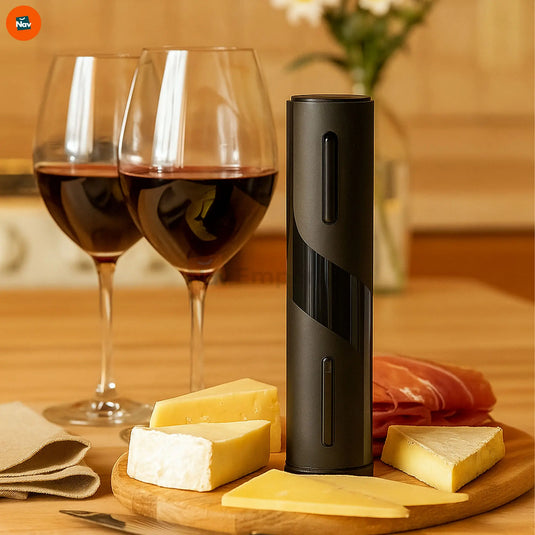 Automatic wine opener with foil cutter