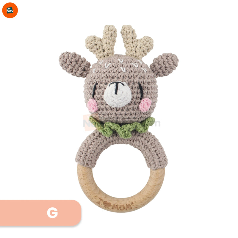 natural cotton baby rattle -5