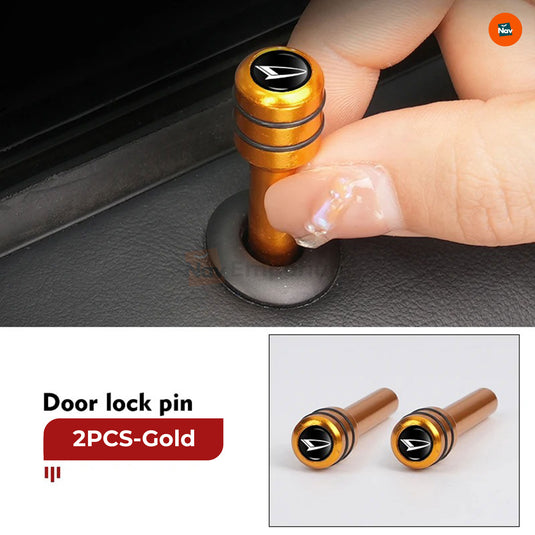 Stylish vehicle lock knob