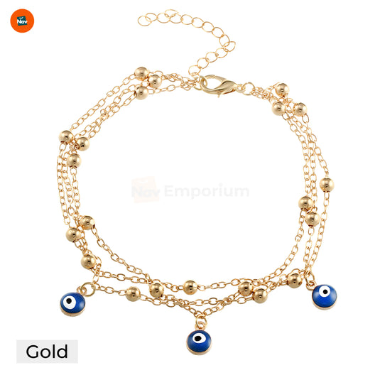 Bohemian Layered Anklet Design