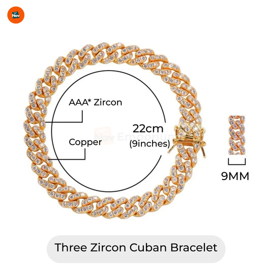 Wearing Cuban Link Bracelet